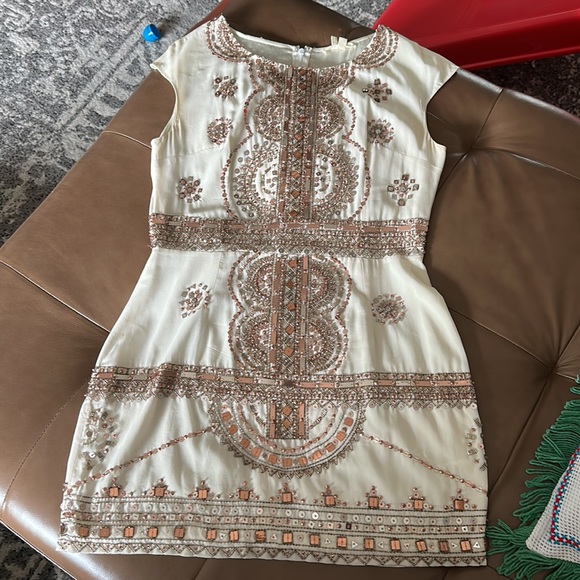 Renzo + Kai Silk Embellished Dress - Picture 6 of 12